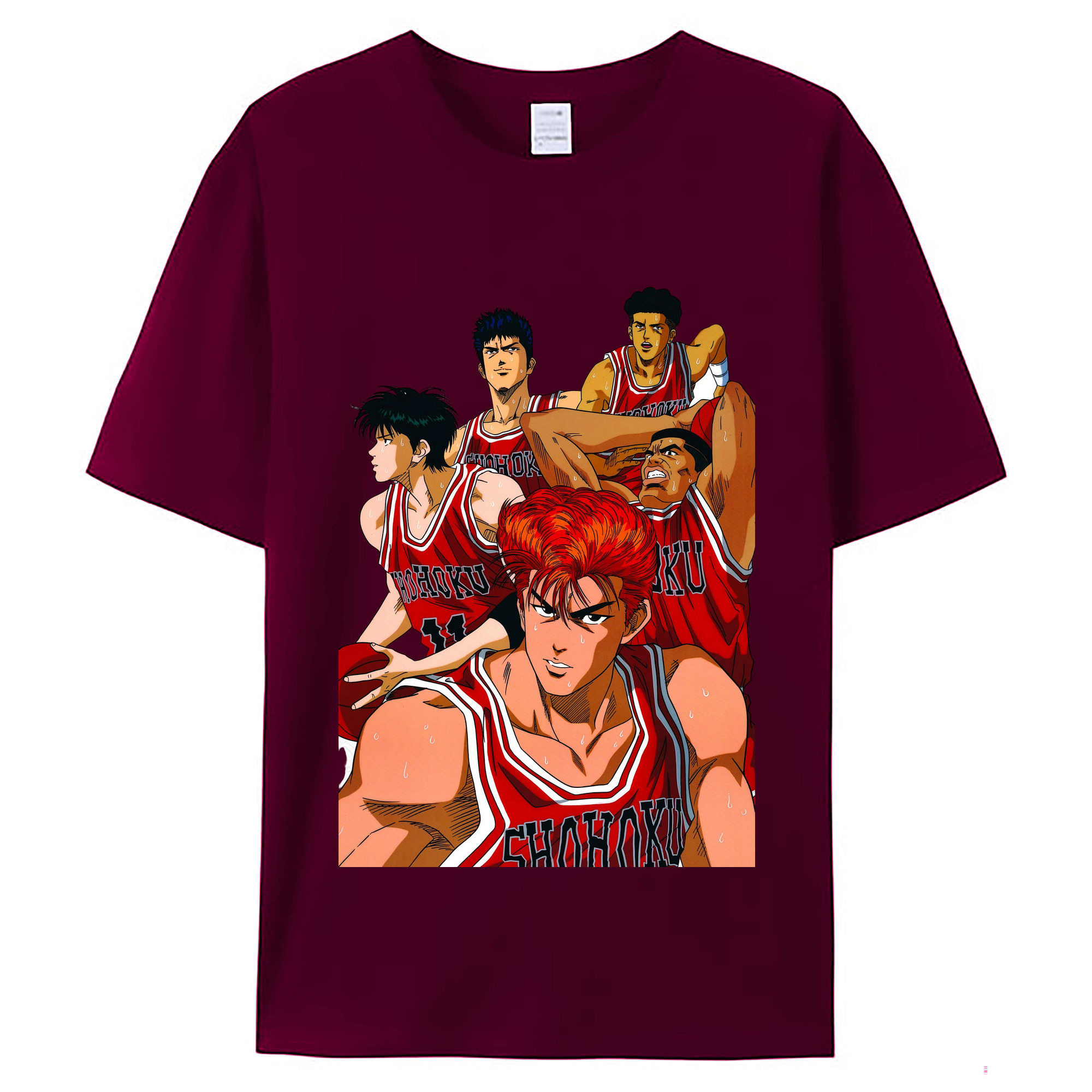 （画像用） SLAM DUNK／スラムダンク レディースカジュアルプリントTシャツ（綿100％）
